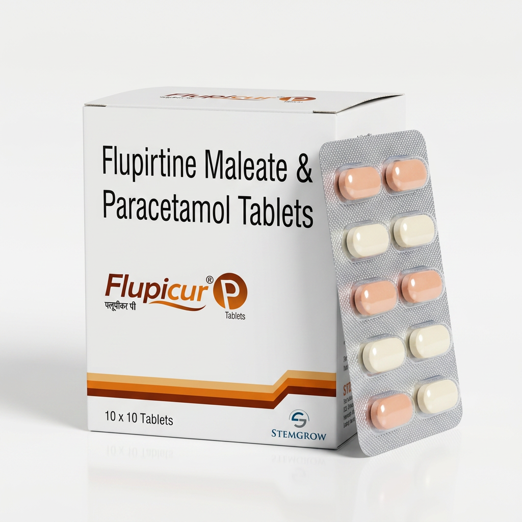 Flupicur P — Flupirtine Maleate & Paracetamol Tablets
